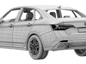 Volkswagen Jetta GLI 2022 Model 3D