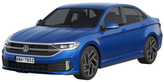 Volkswagen Jetta 2022 3D 模型 .c4d .max .obj .3ds .fbx .stl .blend 