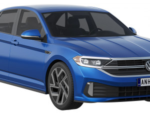 Volkswagen Jetta 2022 3D 模型