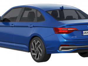 Volkswagen Jetta 2022 3D 模型