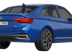 Volkswagen Jetta 2022 3D 模型