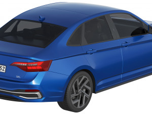 Volkswagen Jetta 2022 3D 模型