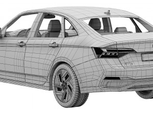 Volkswagen Jetta 2022 3D 模型