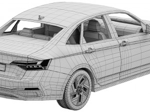 Volkswagen Jetta 2022 3D 模型