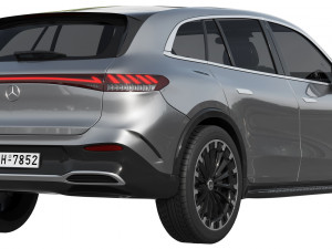 Mercedes-Benz EQS SUV 2023 3D Model