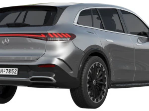 Mercedes-Benz EQS SUV 2023 3D Model