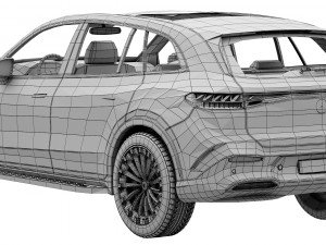 Mercedes-Benz EQS SUV 2023 3D Model