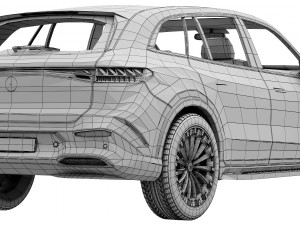 Mercedes-Benz EQS SUV 2023 3D Model