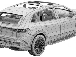 Mercedes-Benz EQS SUV 2023 3D Model