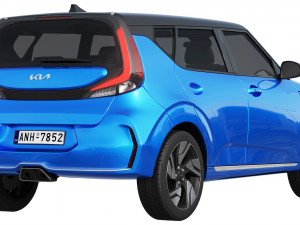 KIA SOUL 2023 Model 3D