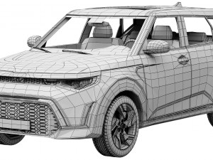 KIA SOUL 2023 Model 3D