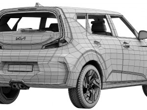 KIA SOUL 2023 Model 3D