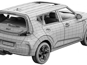 KIA SOUL 2023 Model 3D