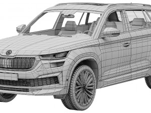 Skoda KODIAQ 2022 3Dモデル
