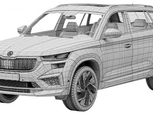 Skoda KODIAQ RS 2022 3D Model