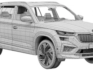 Skoda KODIAQ RS 2022 3D Model