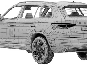 Skoda KODIAQ RS 2022 3D Model