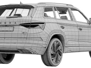 Skoda KODIAQ RS 2022 3D Model