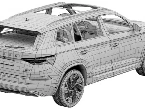 Skoda KODIAQ RS 2022 3D Model