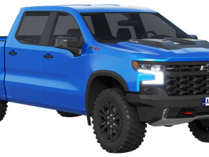 Chevrolet Silverado ZR2 2022 Modello 3D