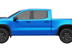Chevrolet Silverado ZR2 2022 Modello 3D