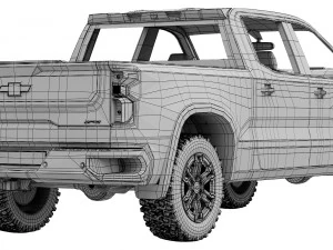 Chevrolet Silverado ZR2 2022 Modello 3D