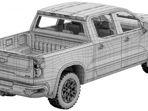 Chevrolet Silverado ZR2 2022 Modello 3D