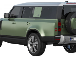 Land Rover Defender 130 2023 3D Model