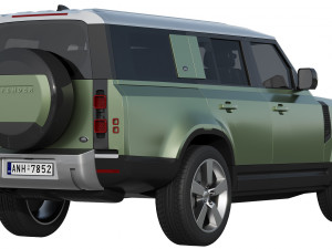 Land Rover Defender 130 2023 3D Model