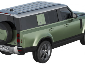 Land Rover Defender 130 2023 3D Model