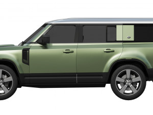 Land Rover Defender 130 2023 3D Model