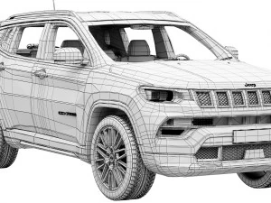 Jeep Compass 2022 3D Model