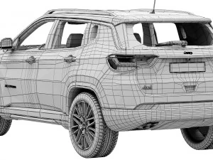 Jeep Compass 2022 3D Model