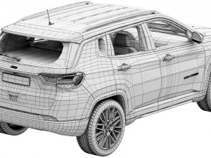Jeep Compass 2022 Model 3D