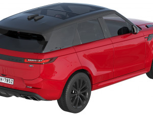 Land Rover Range Rover Sport 2023 Model 3D