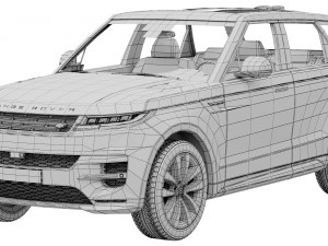Land Rover Range Rover Sport 2023 Model 3D
