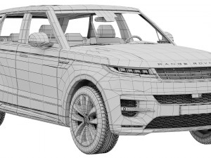 Land Rover Range Rover Sport 2023 Model 3D