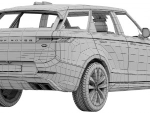 Land Rover Range Rover Sport 2023 Model 3D