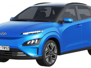 Hyundai KONA electric 2022 3D Models