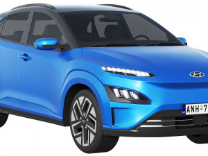 Hyundai KONA electric 2022 3D Model