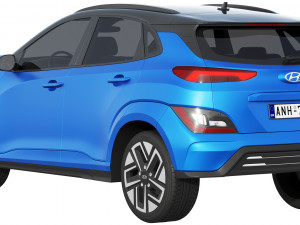 Hyundai KONA electric 2022 3D Model
