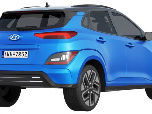 Hyundai KONA electric 2022 3D Model