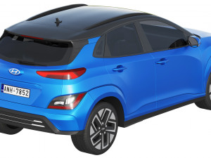 Hyundai KONA electric 2022 3D Model