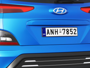Hyundai KONA electric 2022 3D Model