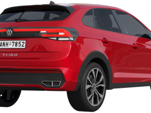 Volkswagen Taigo R 2022 3D Model