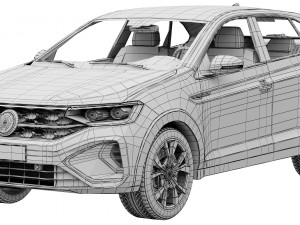Volkswagen Taigo R 2022 3D Model
