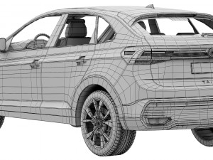 Volkswagen Taigo R 2022 3D Model