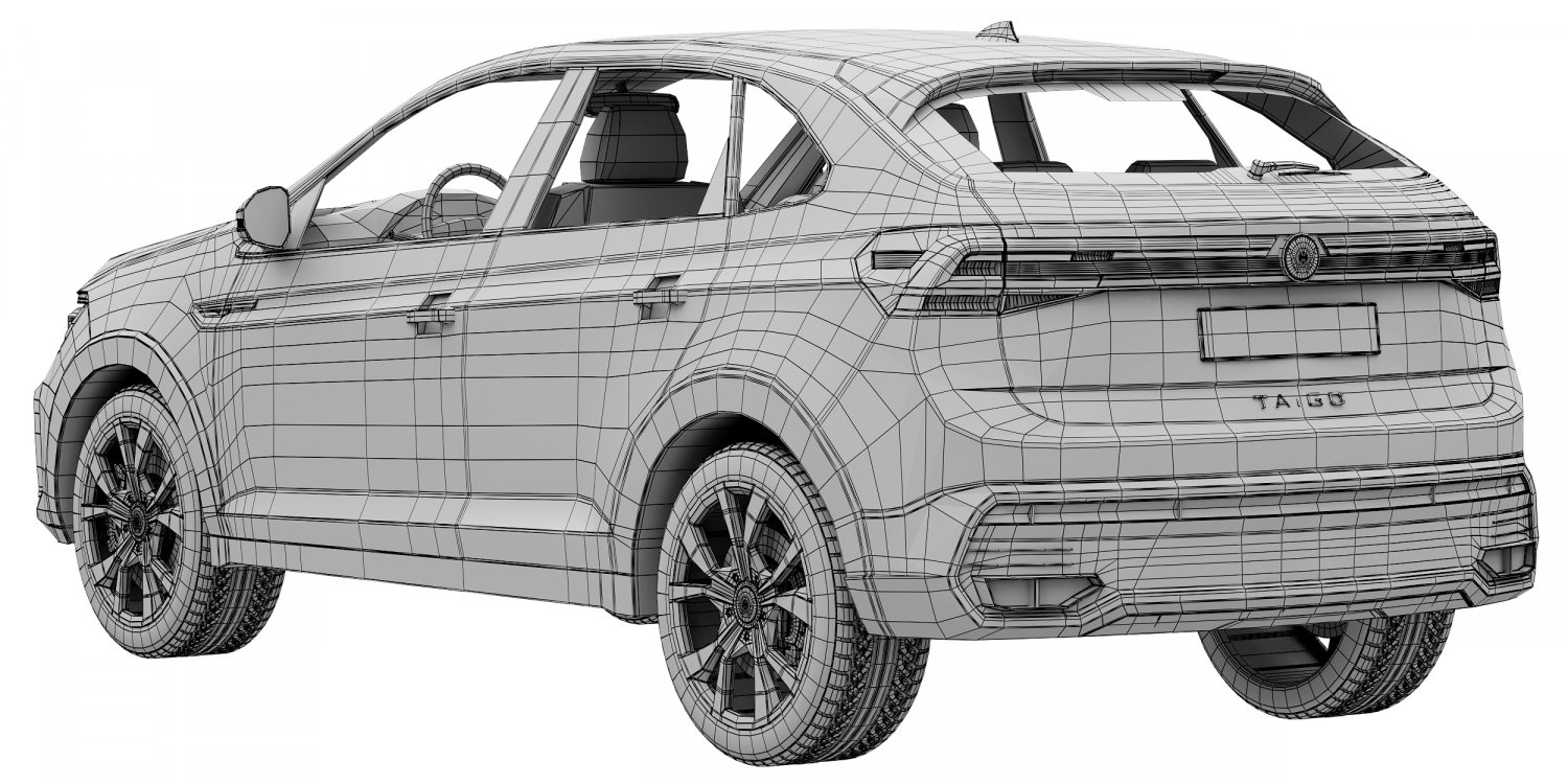 Volkswagen Taigo R 2022 3D Model in SUV 3DExport