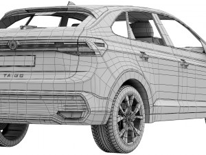 Volkswagen Taigo R 2022 3D Model