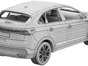 Volkswagen Taigo R 2022 3D Model